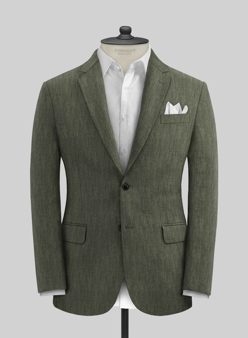 Stylbiella Spring Dew Green Linen Suit