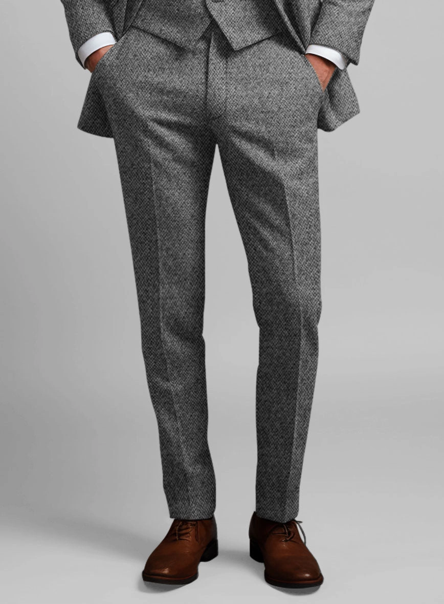 Sussex Weave Gray Tweed Suit