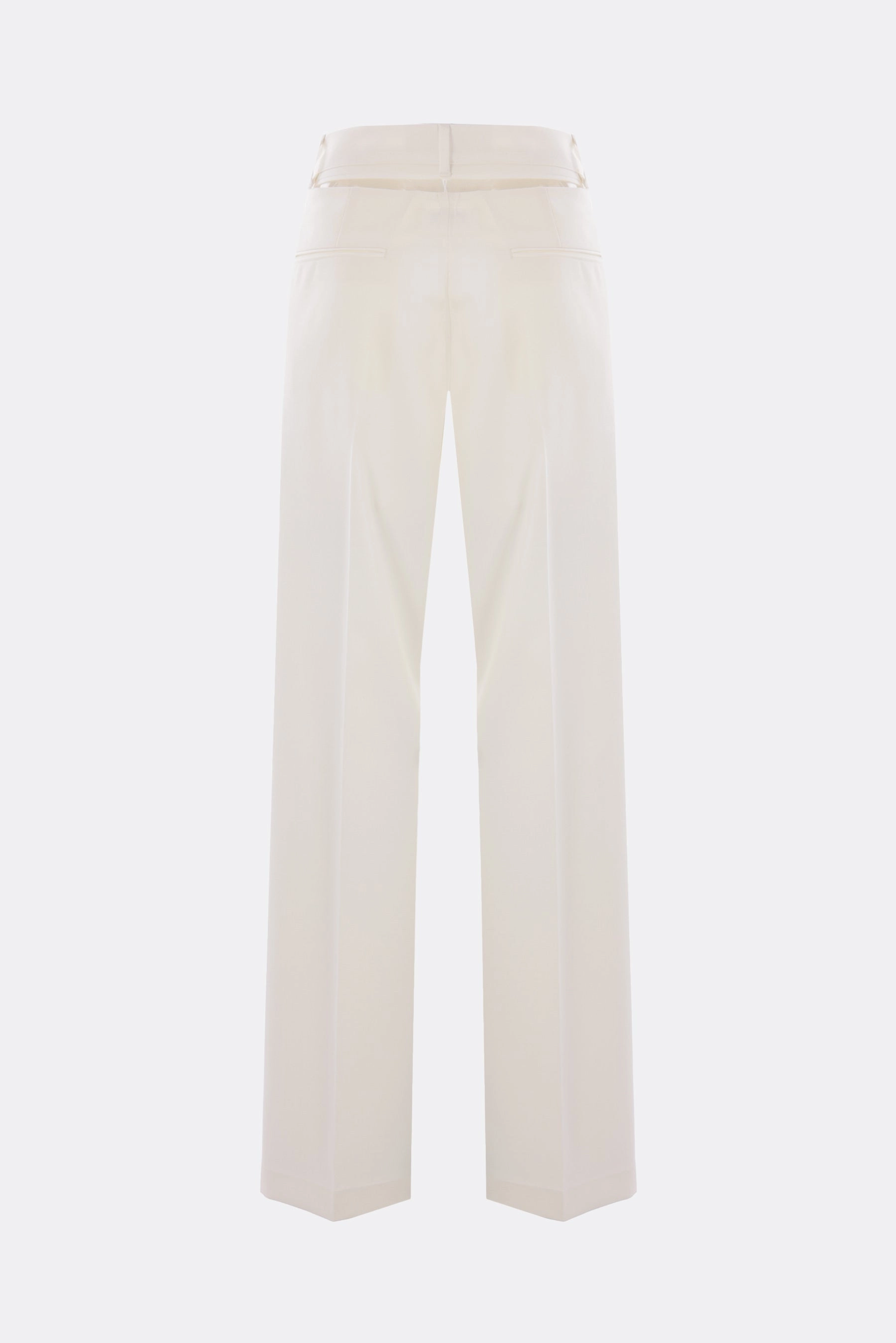 tailored trousers in technical wool
