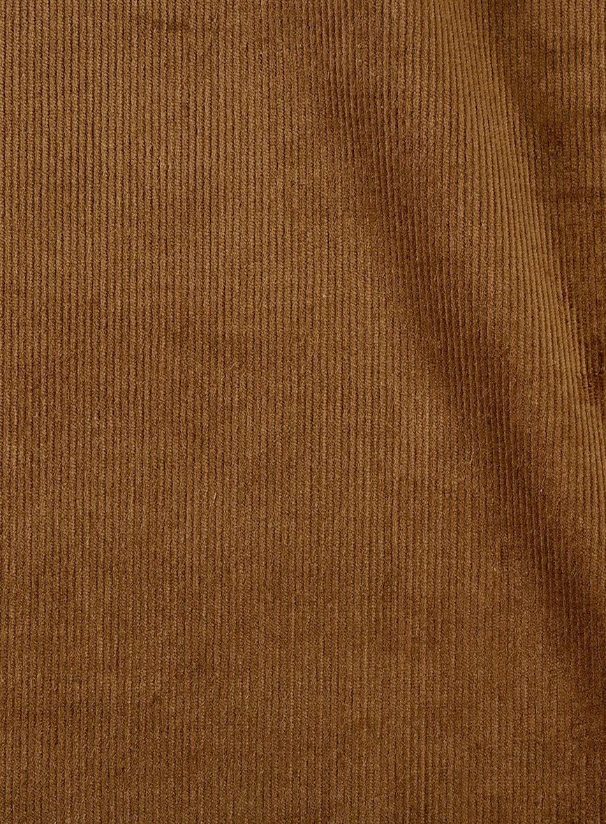 Tan Stretch Pin Corduroy Suit