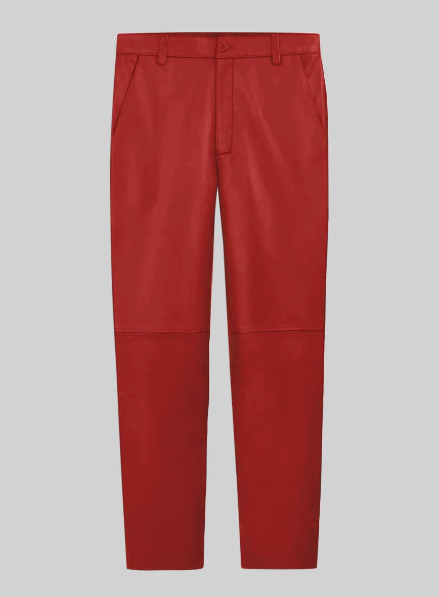 Tango Red Leather Suit