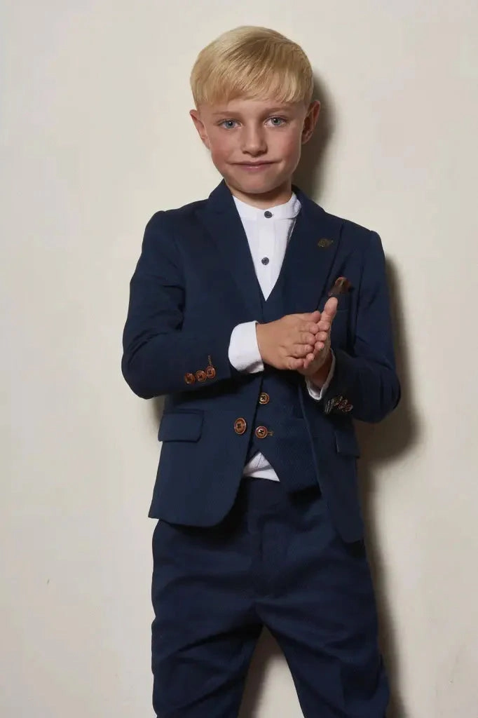 Three-Piece Suit for Kids - Max Royal Blue
