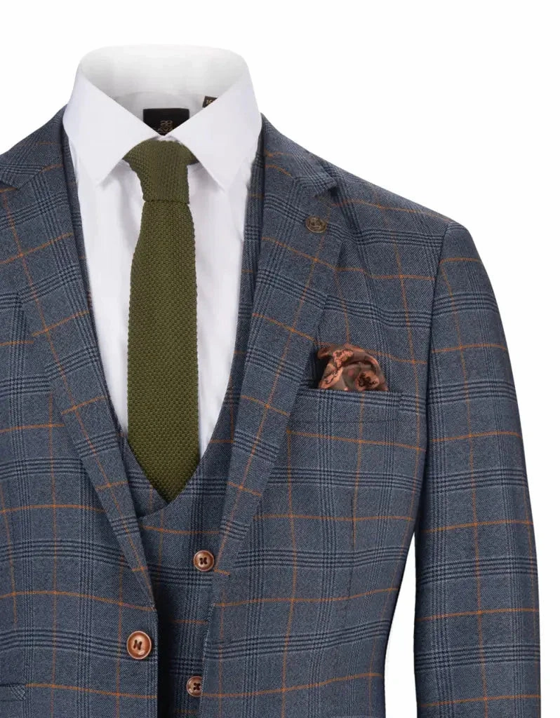Three-Piece Suit Jenson Sky Blue
