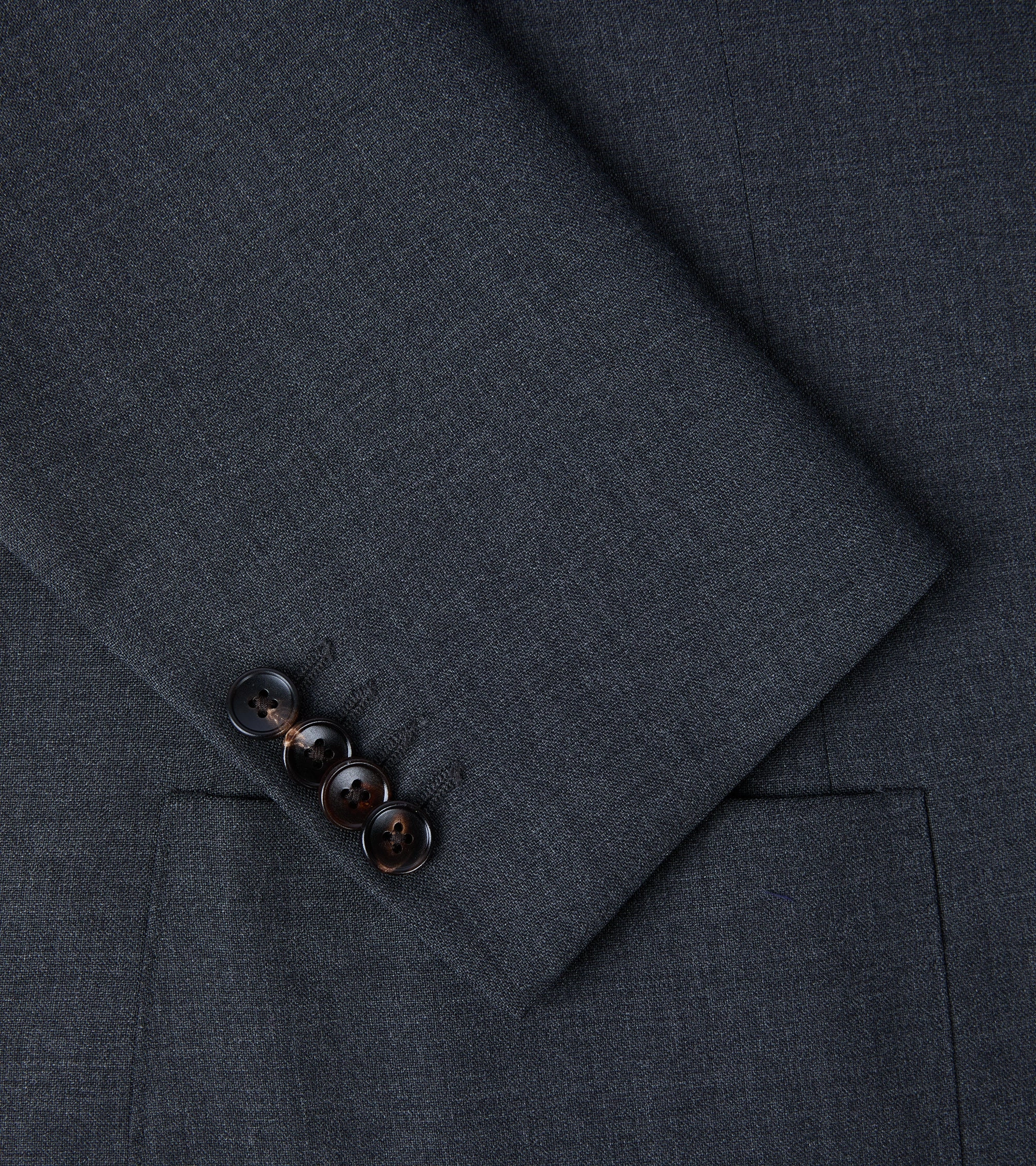 Trunk Walbrook Wool Fresco Suit Jacket: Grey
