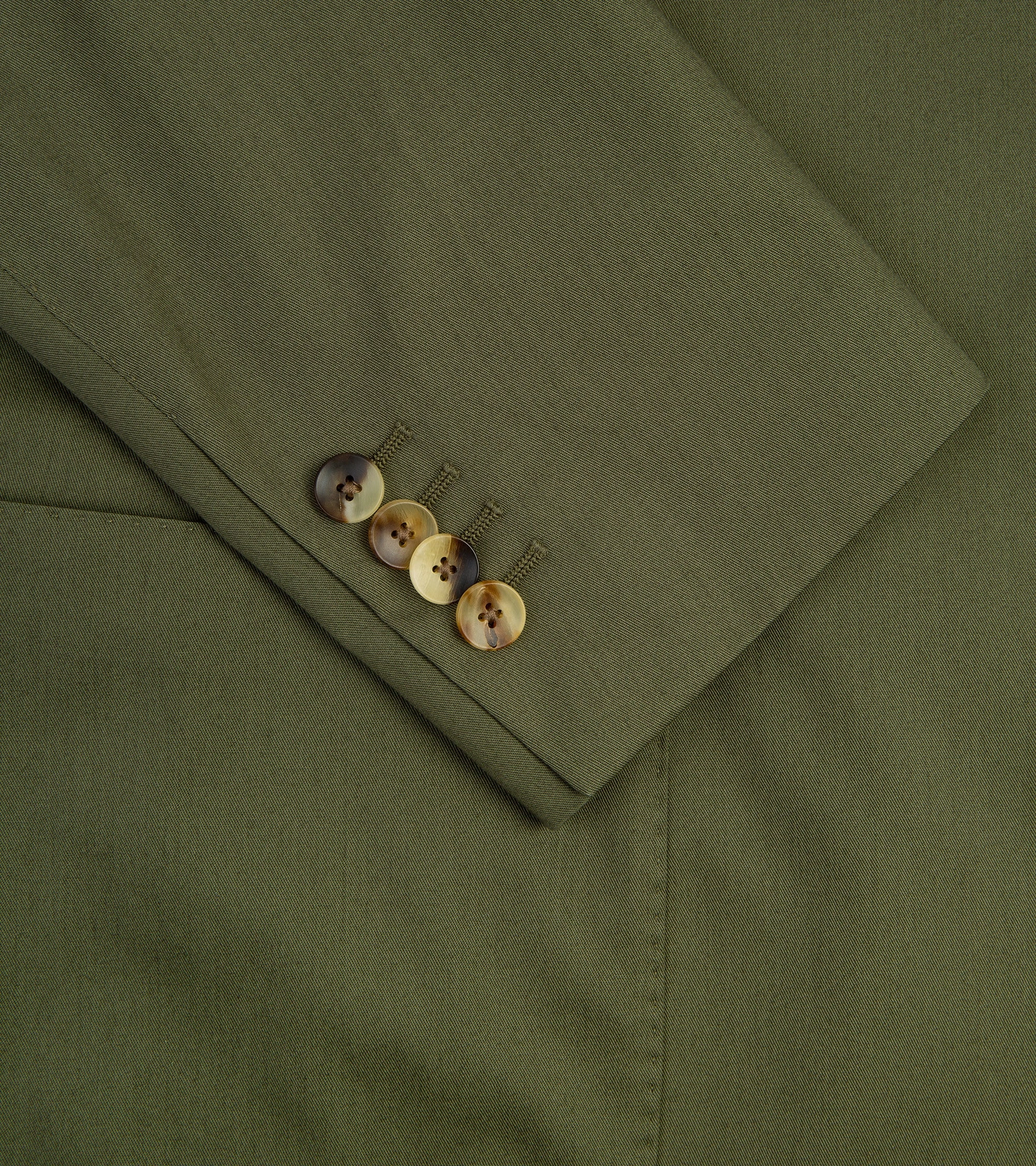 Trunk Wigmore Organic Cotton Suit Jacket: Olive