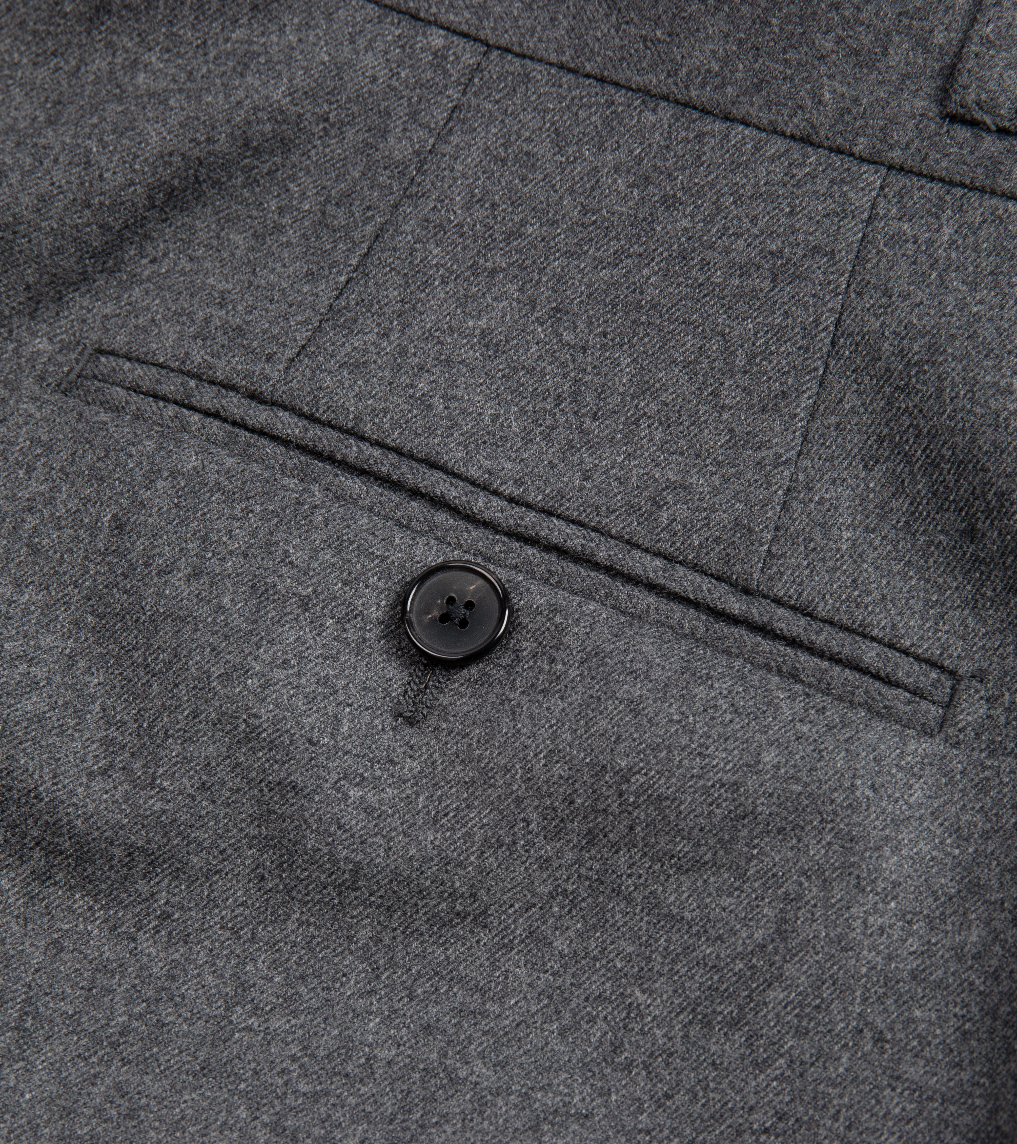 Trunk Wigmore Wool Flannel Suit: Dark Grey