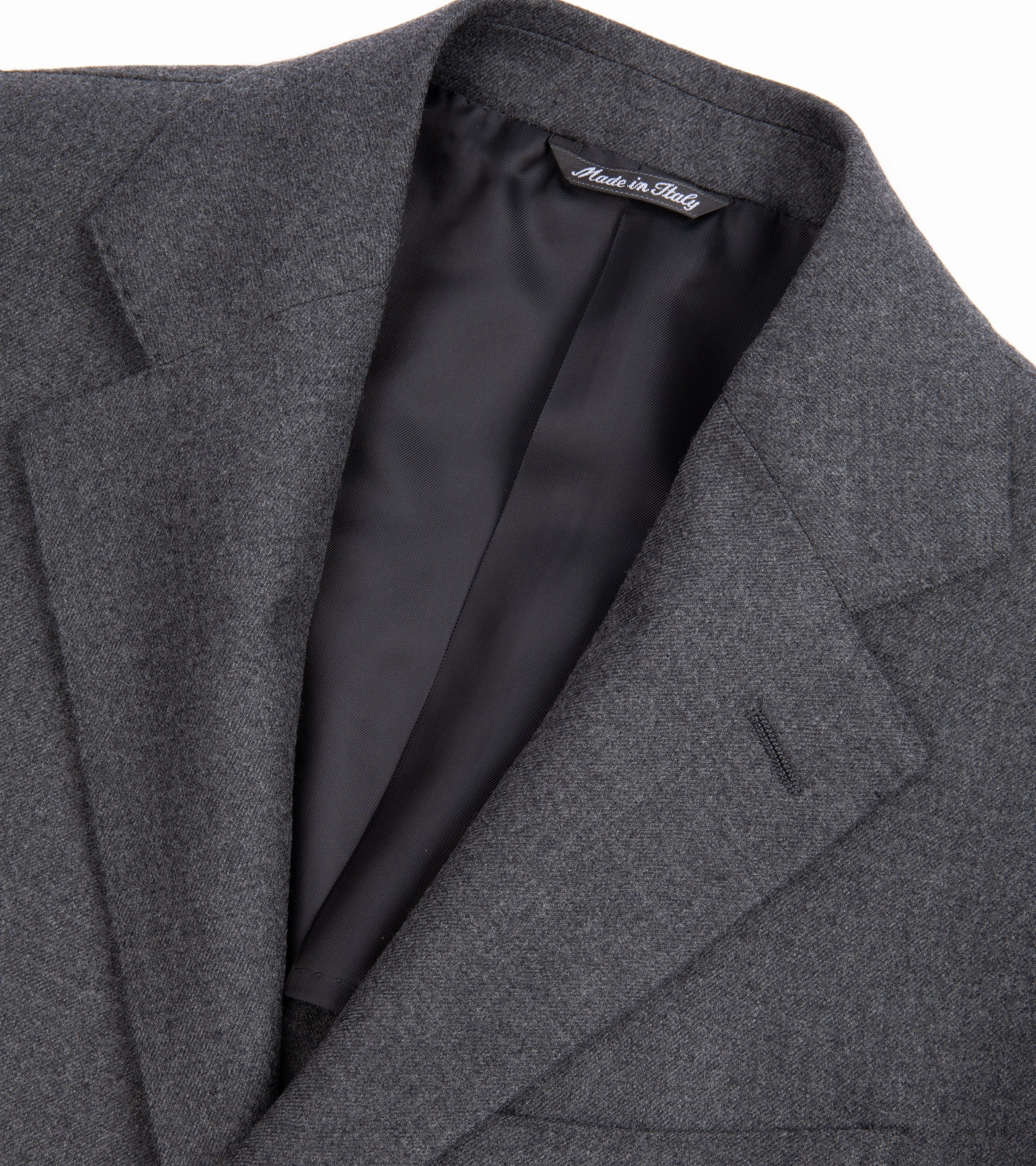 Trunk Wigmore Wool Flannel Suit: Dark Grey