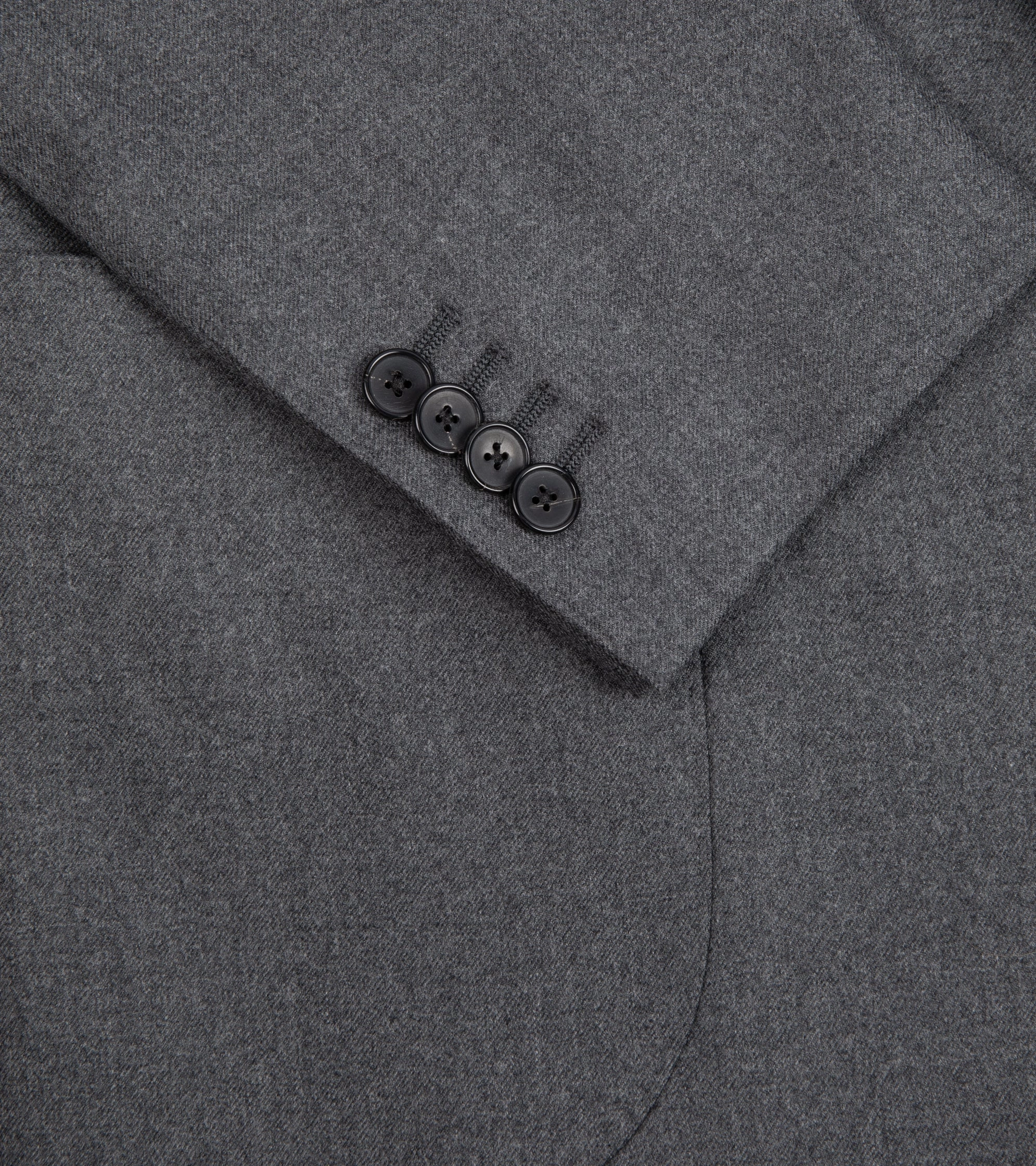 Trunk Wigmore Wool Flannel Suit: Dark Grey