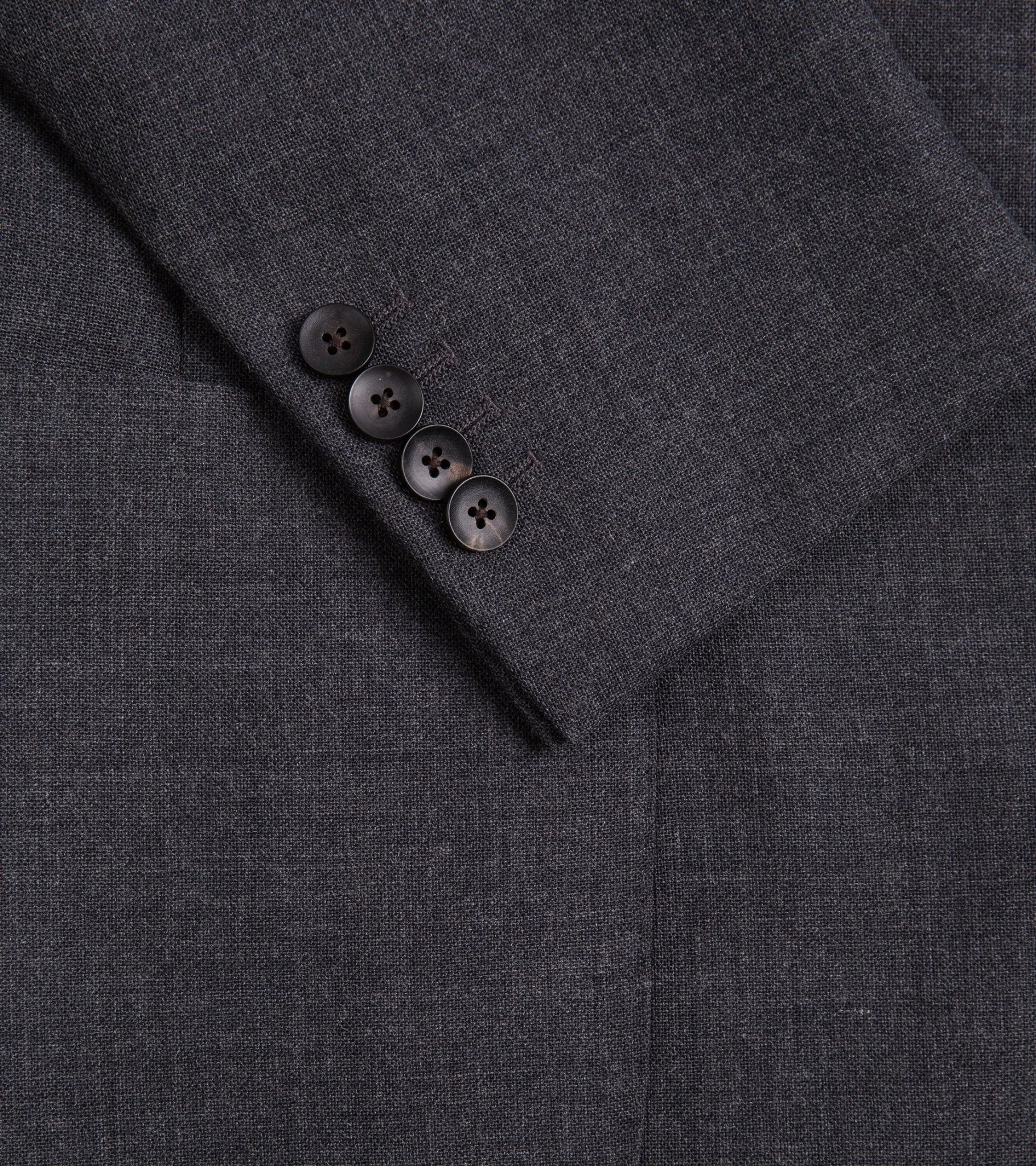 Trunk Wigmore Wool Fresco Suit Jacket: Charcoal