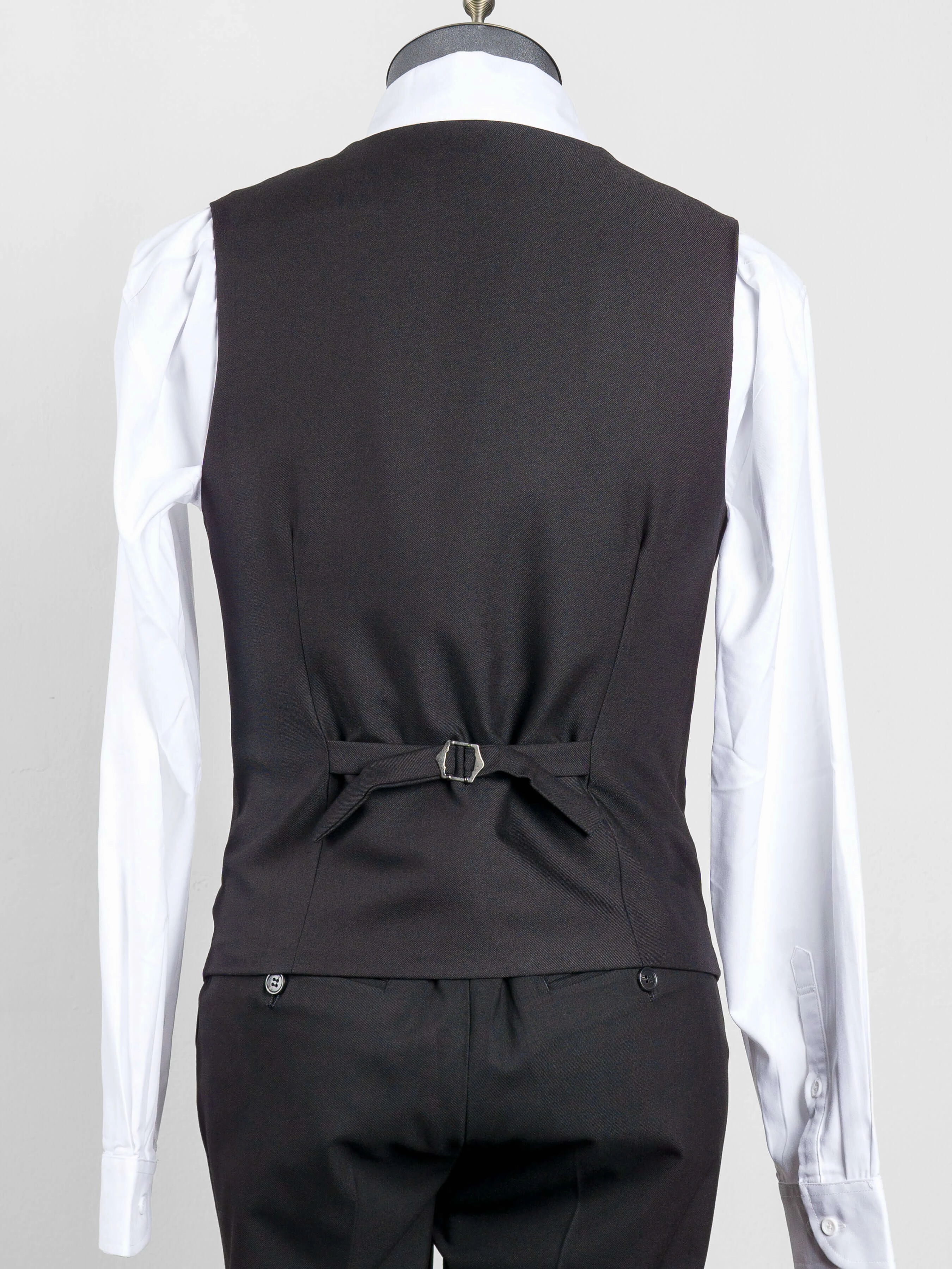 Vest - Deep Black Plain