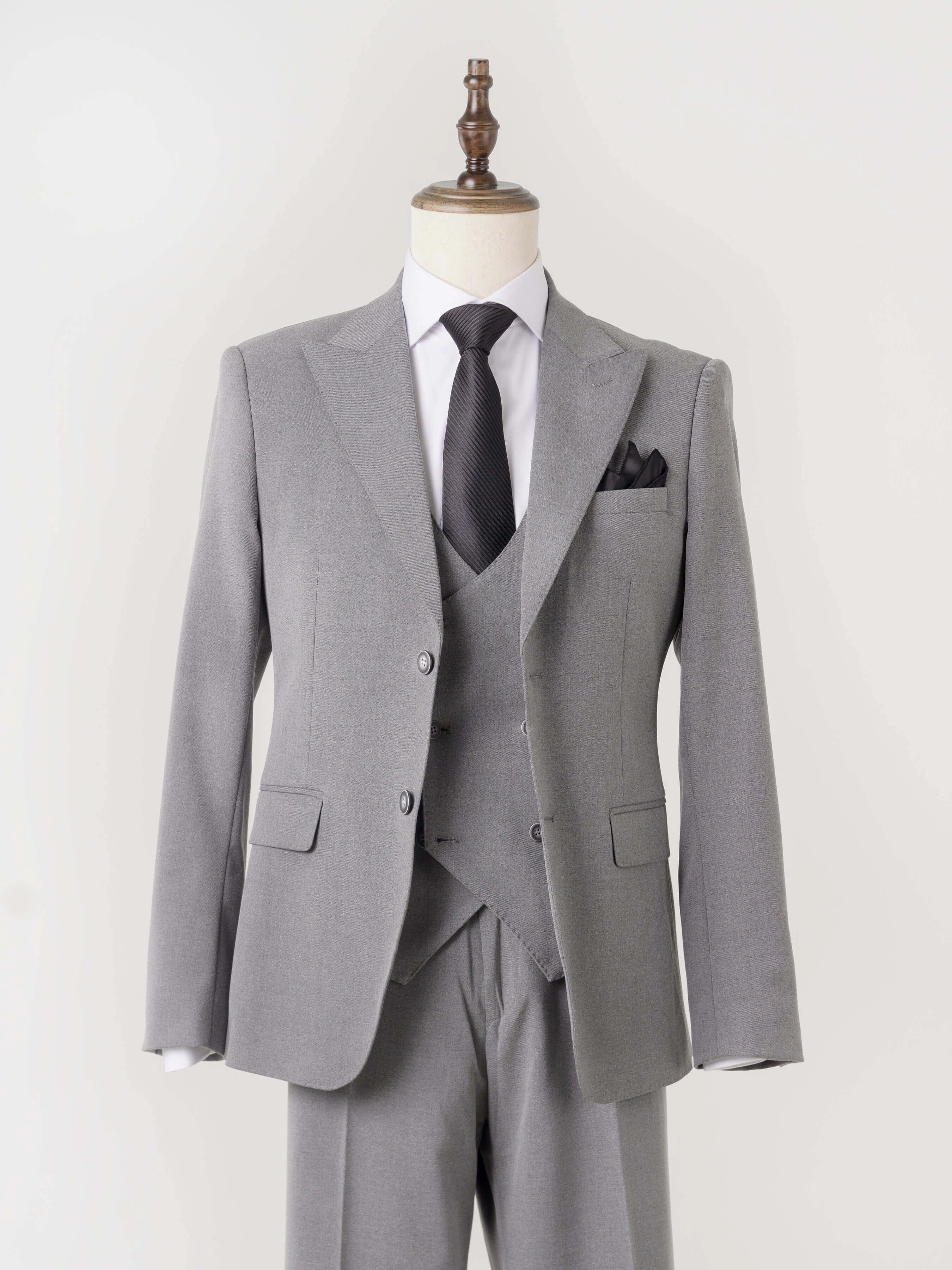 Vest - Grey Plain
