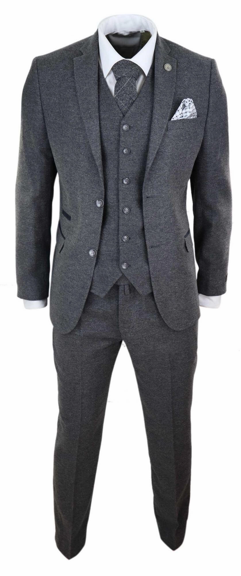 Wool Tweed Suit 3 Piece 1920s