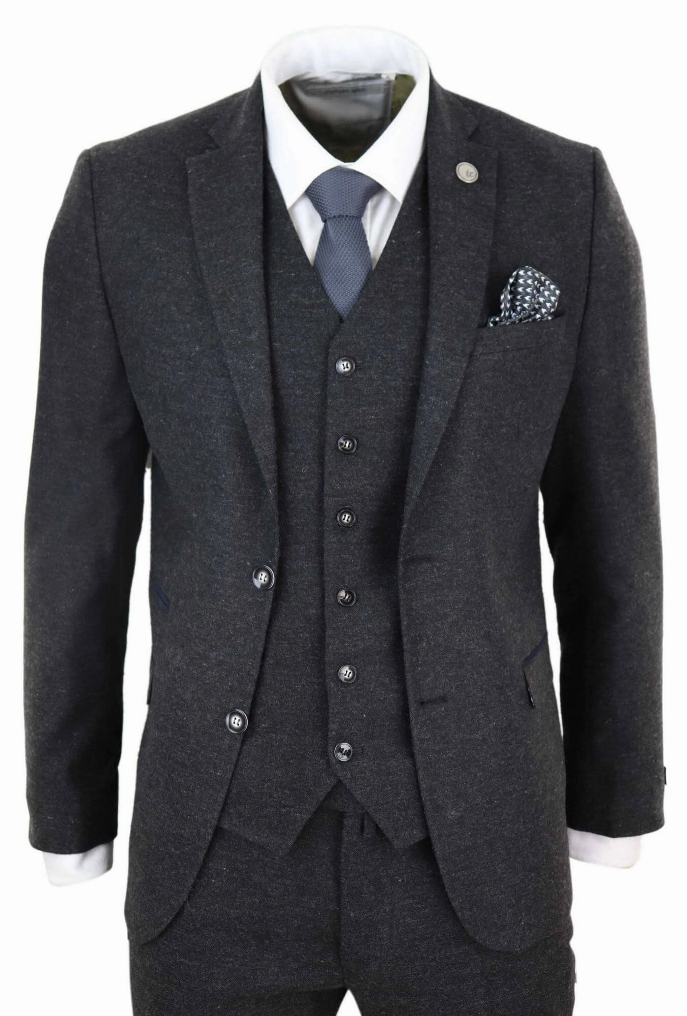 Wool Tweed Suit 3 Piece 1920s