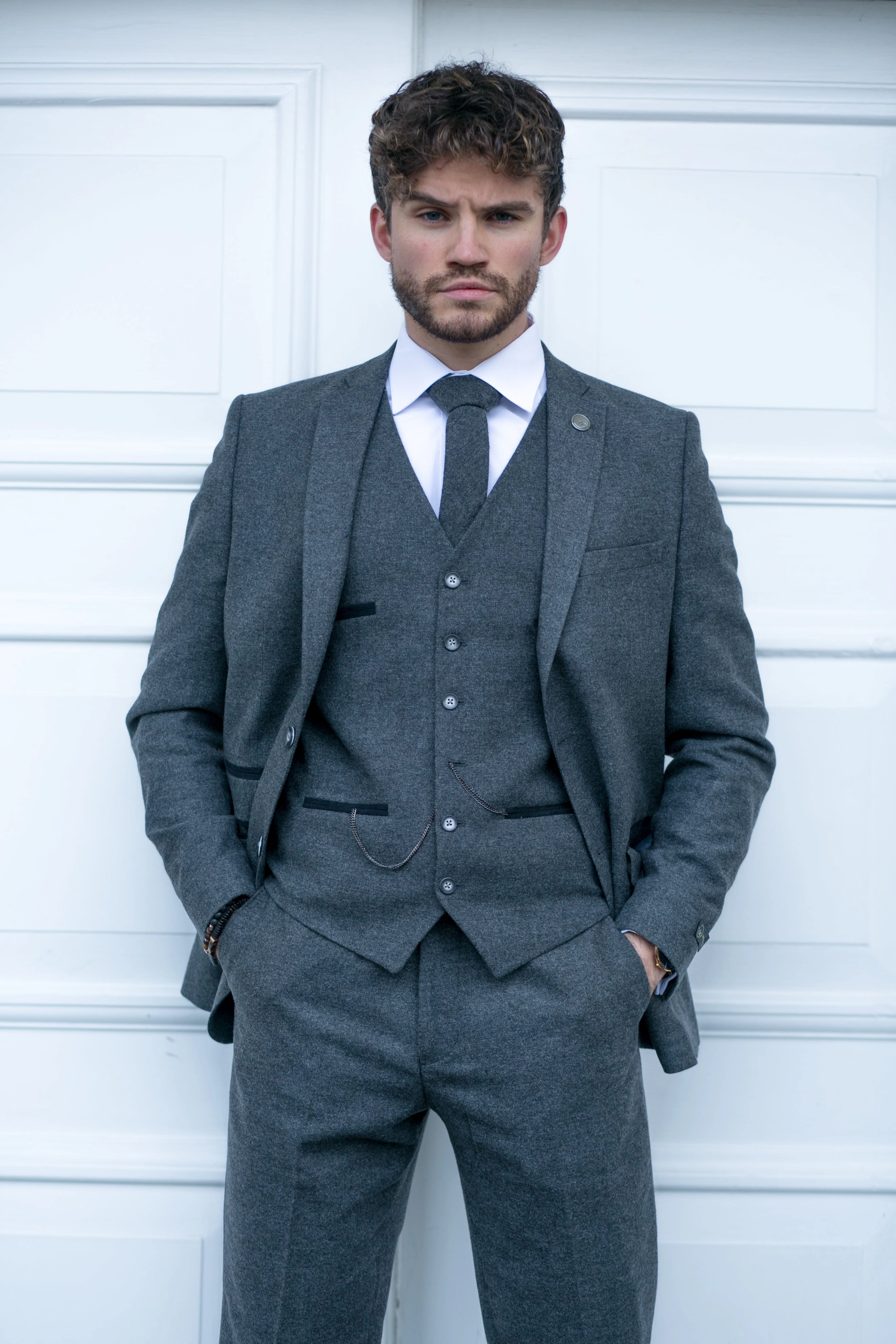 Wool Tweed Suit 3 Piece 1920s