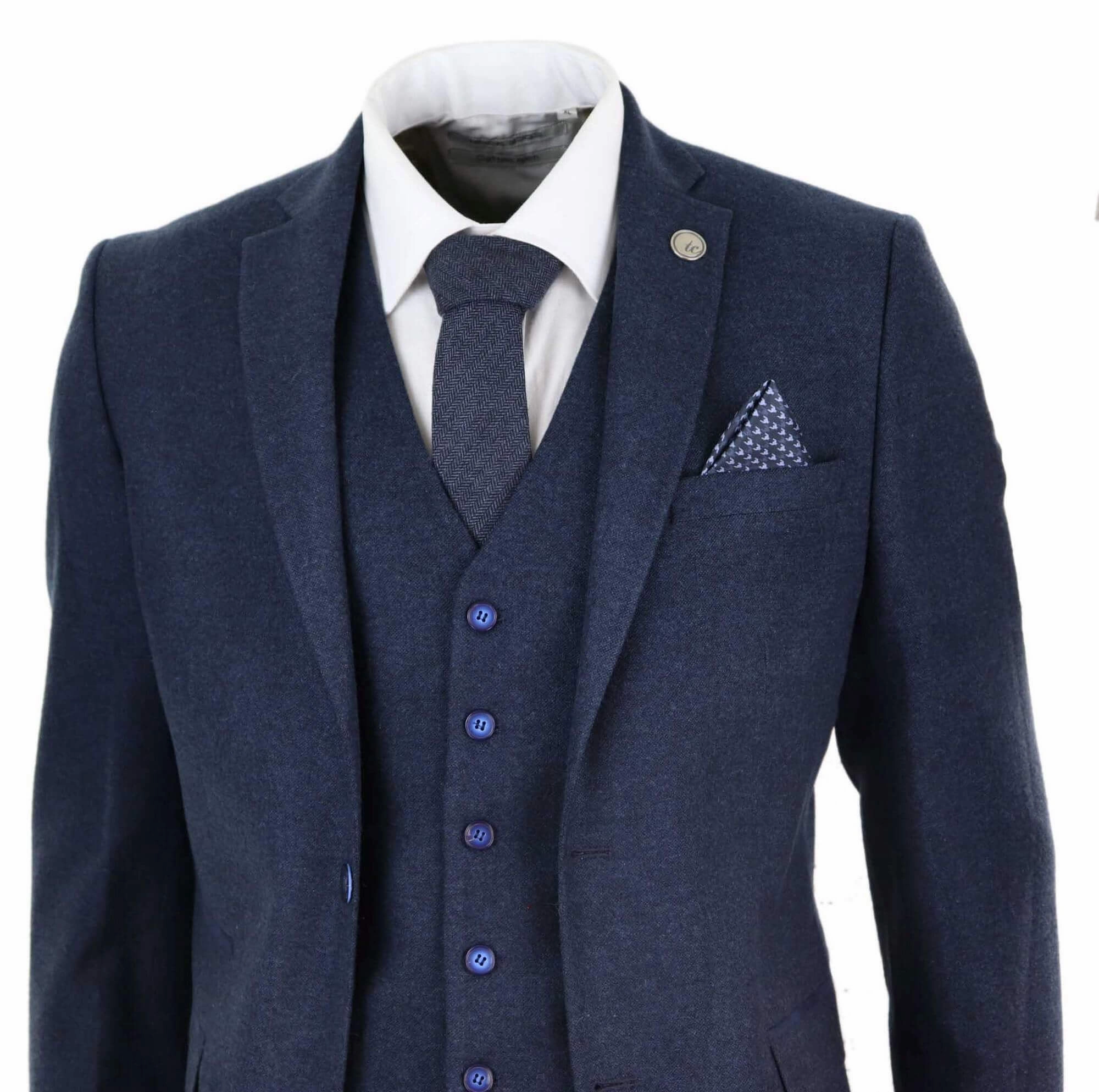 Wool Tweed Suit 3 Piece 1920s