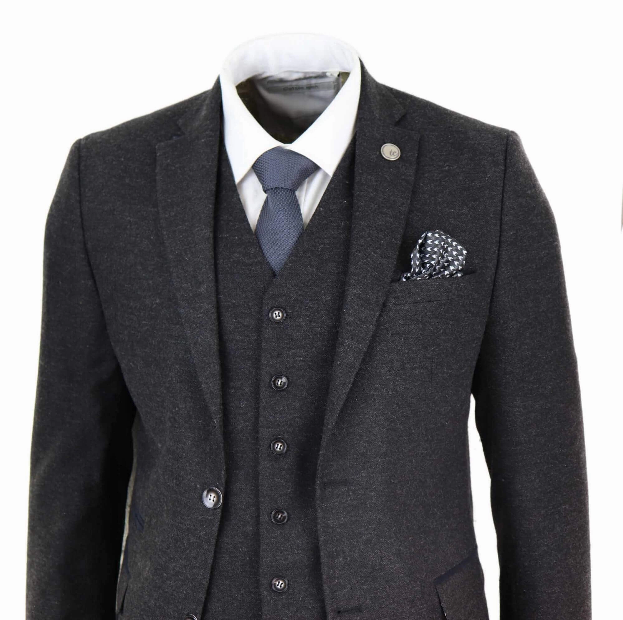 Wool Tweed Suit 3 Piece 1920s